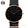 Hannah Martin CH02 Herrenuhr Top-Marke Luxus Life Wasserdichte Quarz-Armbanduhr Fashine Leder Business Jungen Uhren